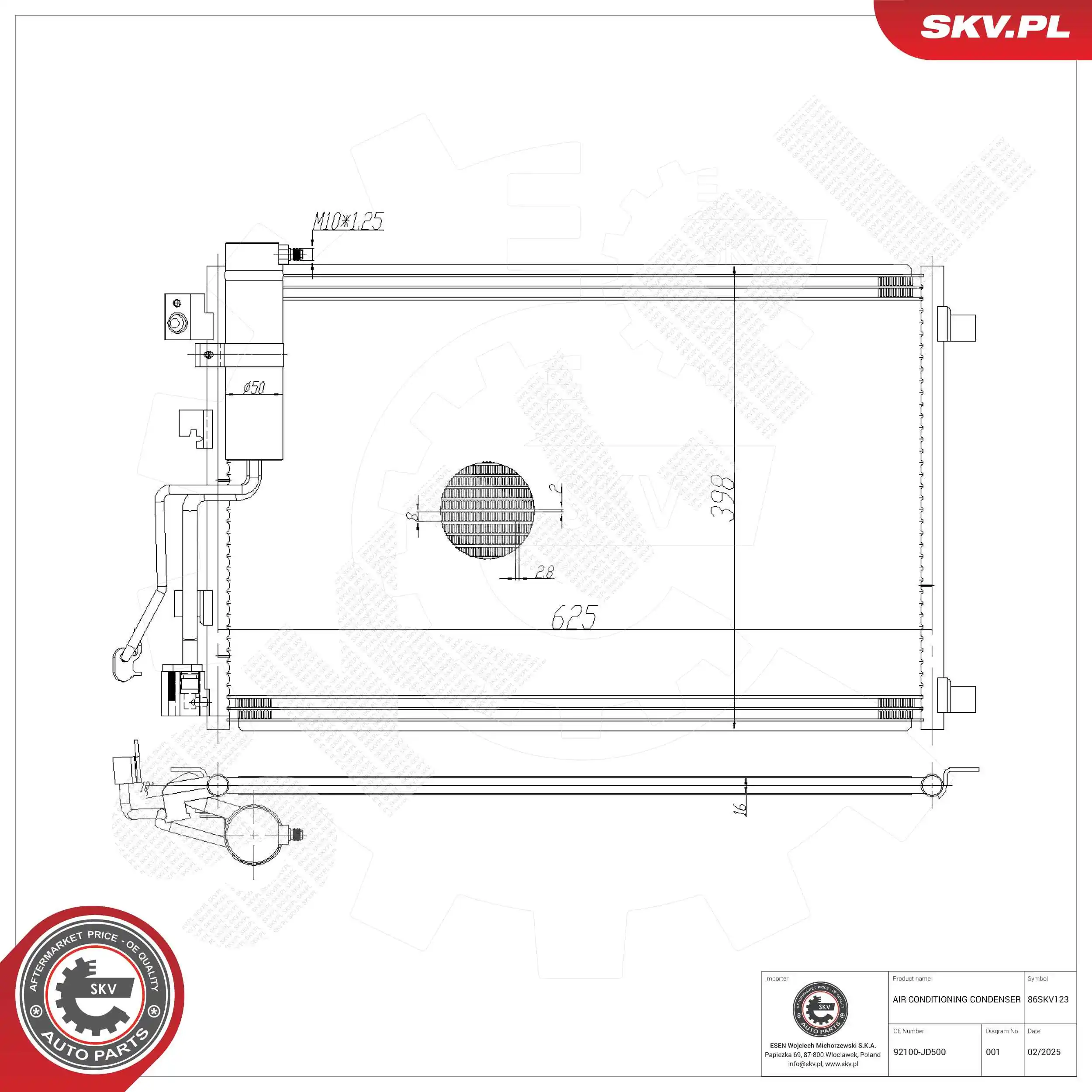 Condenser, air conditioning